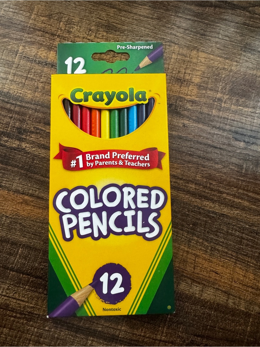 Crayola 12 Count Pre-Sharpened Colored Pencils - New in Box